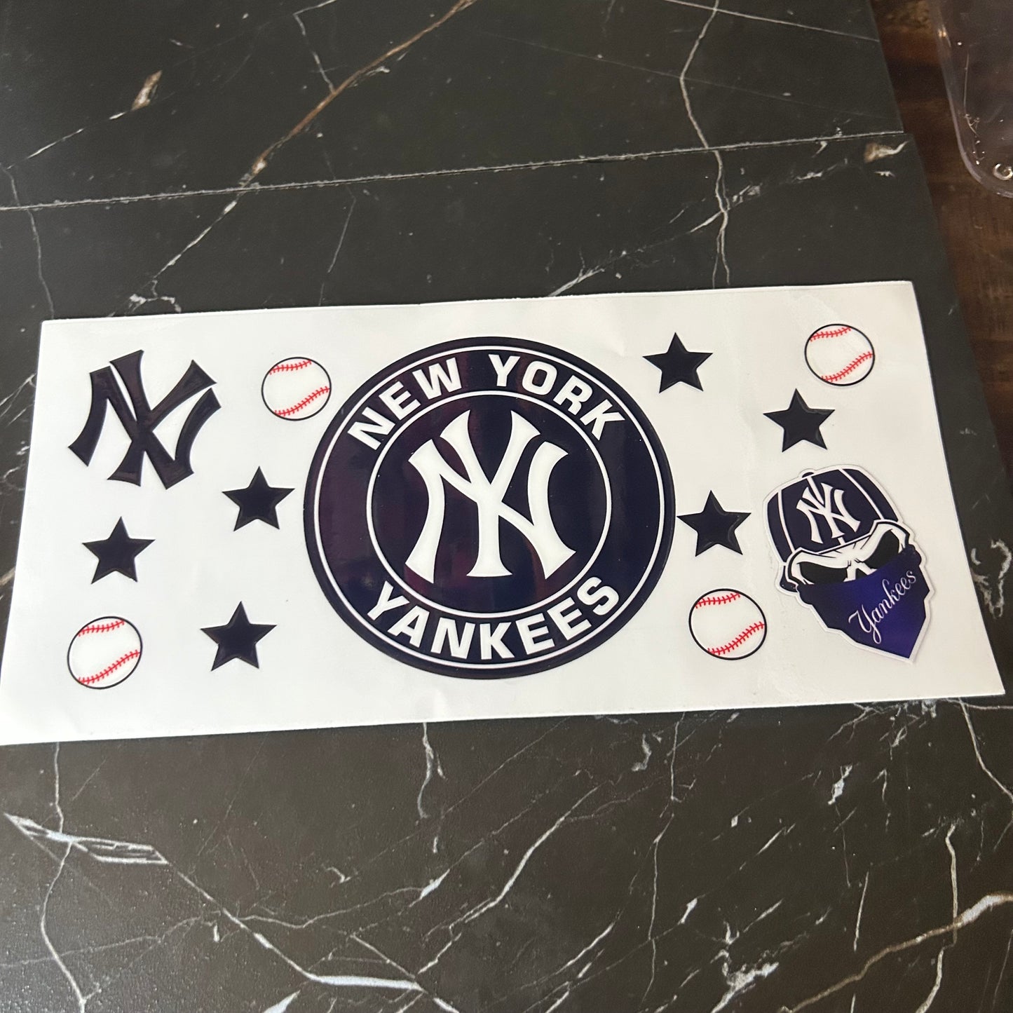 Baseball 16oz Wraps & Decals
