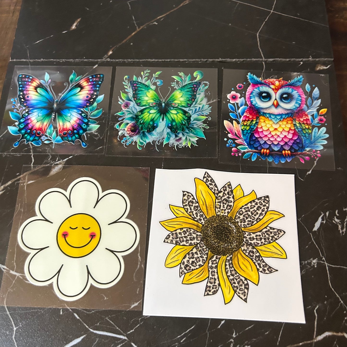 Western 16oz Wraps & Decals (Flowers, Cows, + Food & Disco)