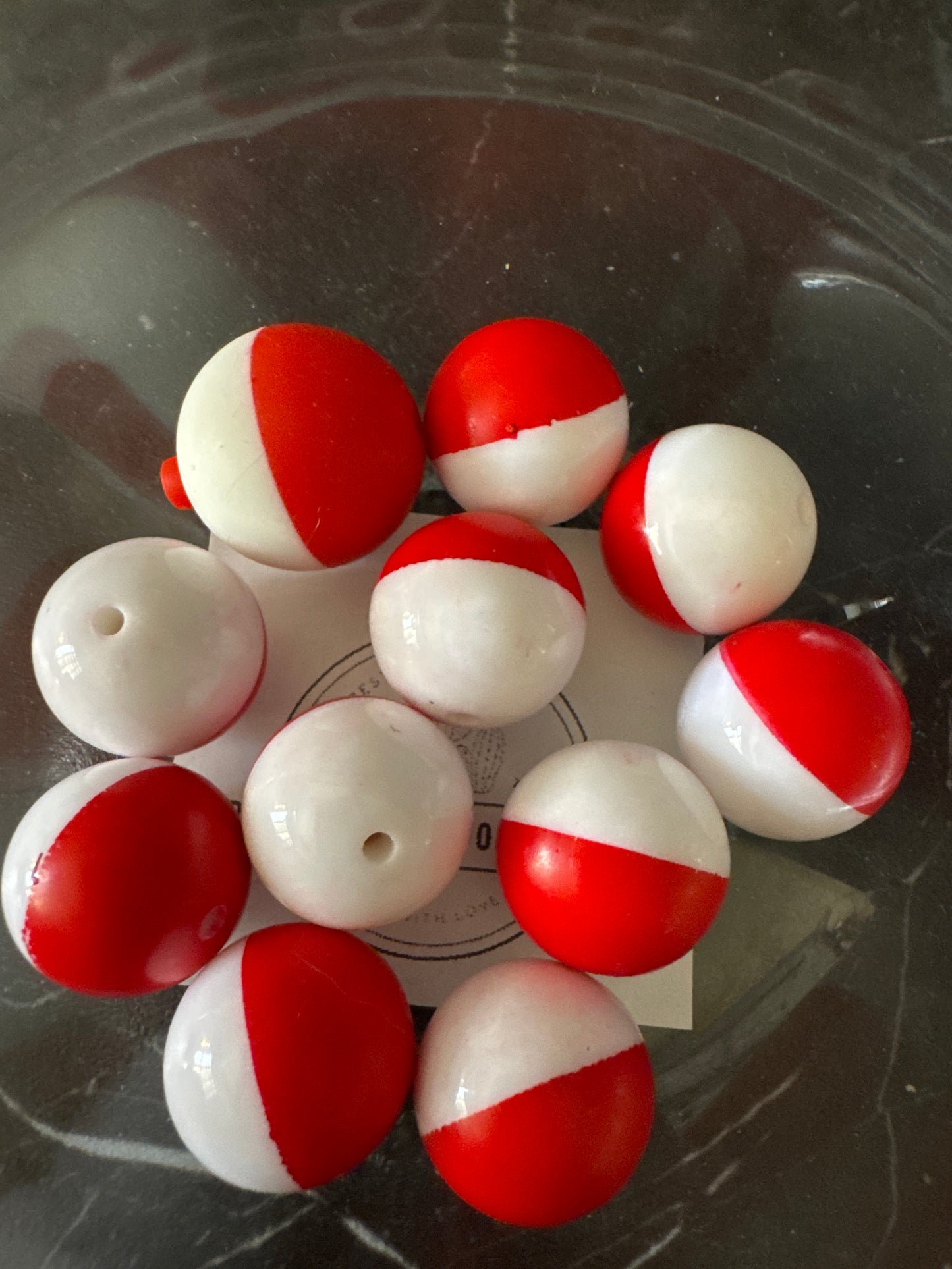 20mm Fishing Bobber Acrylic Bead