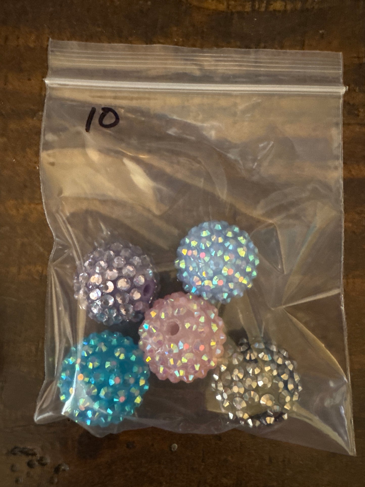 20mm Rhinestone Bead - Mixed Bag(5)