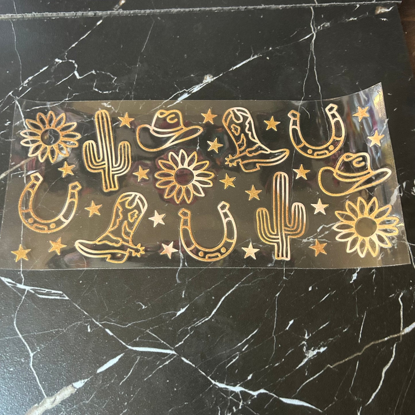 Western 16oz Wraps & Decals (Flowers, Cows, + Food & Disco)