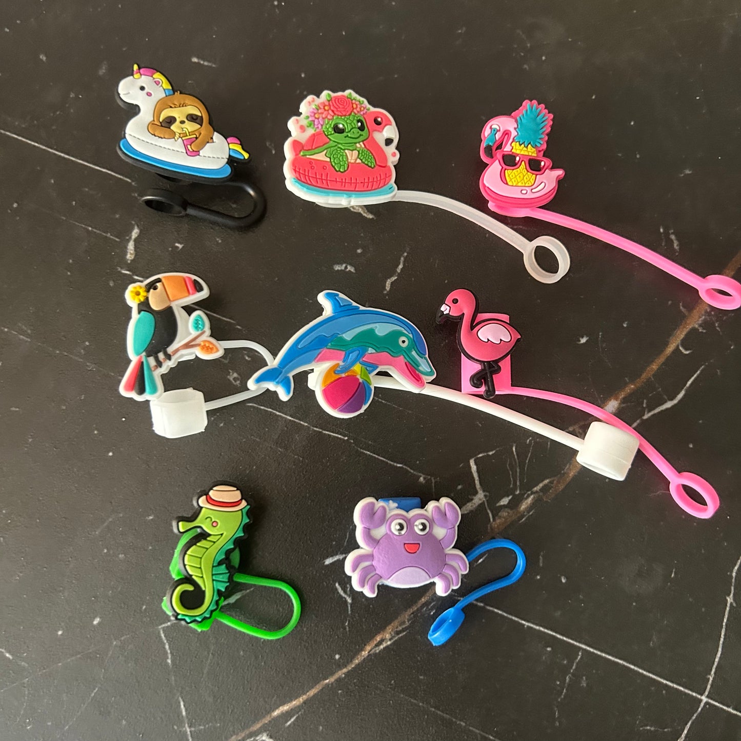 Summer/Beach Straw Toppers