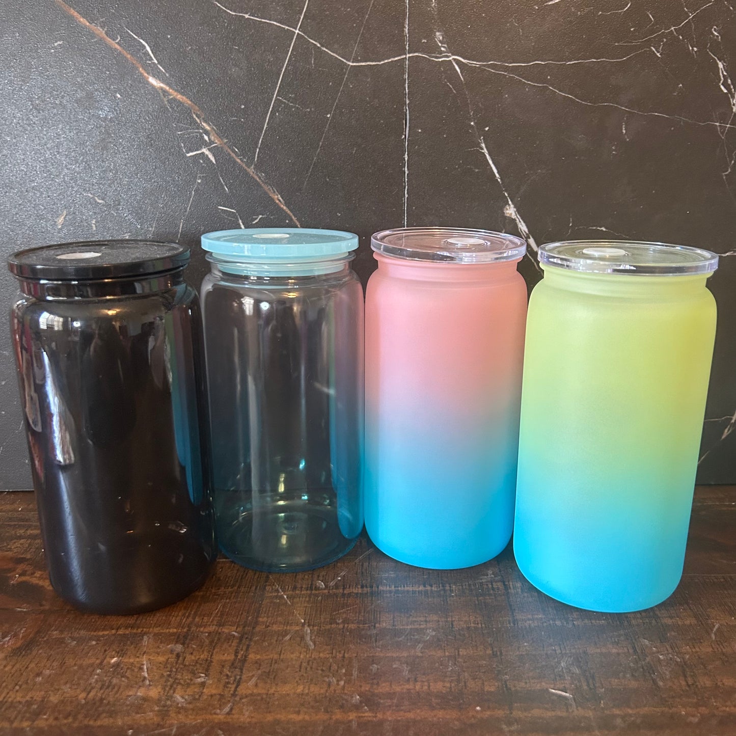16oz, 24oz, 40oz Acrylic, Glass, Snow Globe Cups