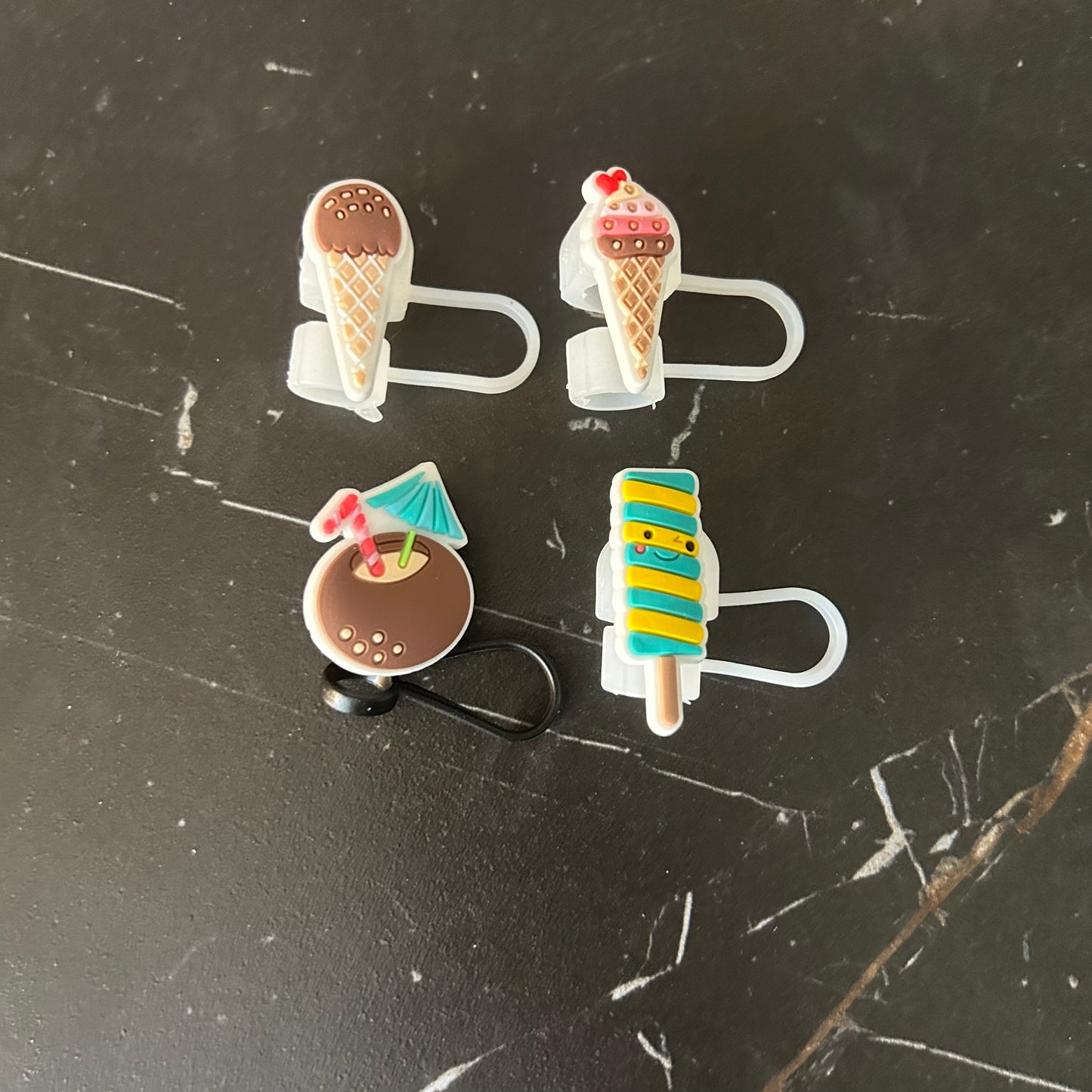 Ice Cream Straw Toppers