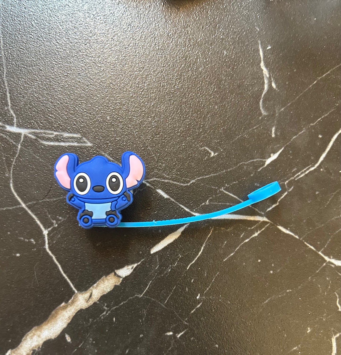 Blue Alien Straw Toppers