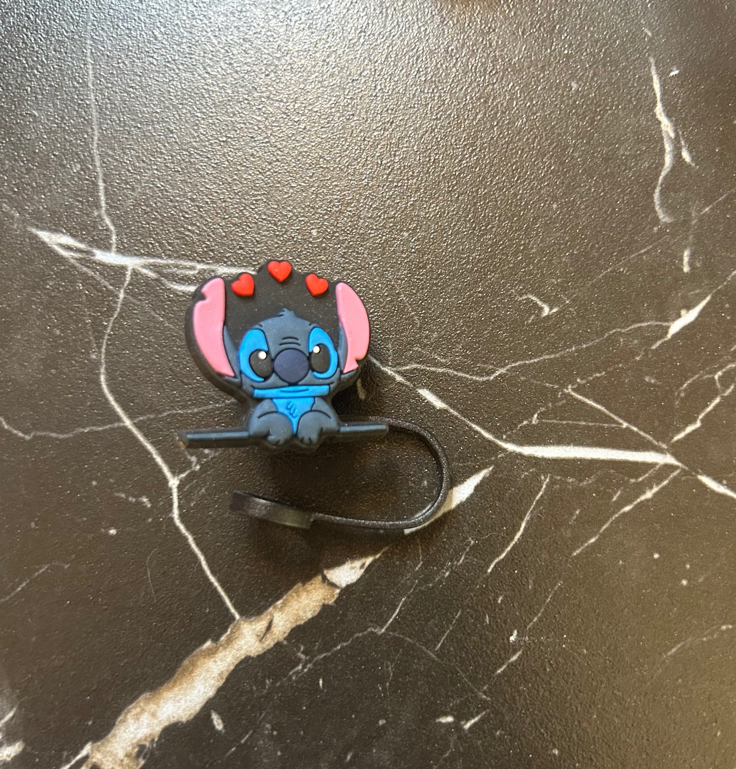 Blue Alien Straw Toppers