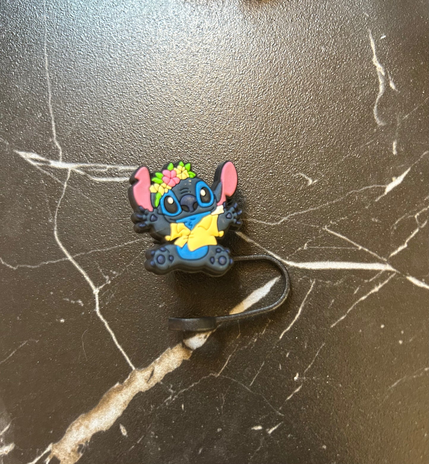 Blue Alien Straw Toppers