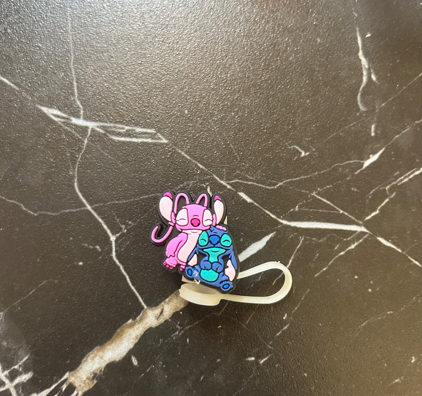 Blue Alien Straw Toppers