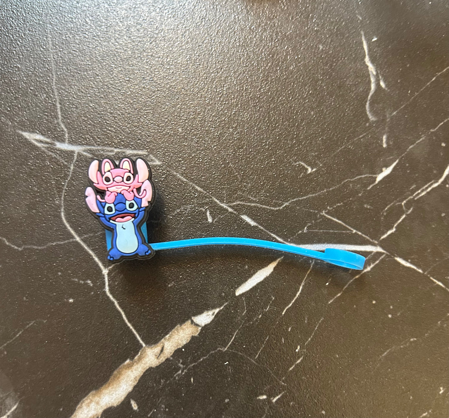 Blue Alien Straw Toppers