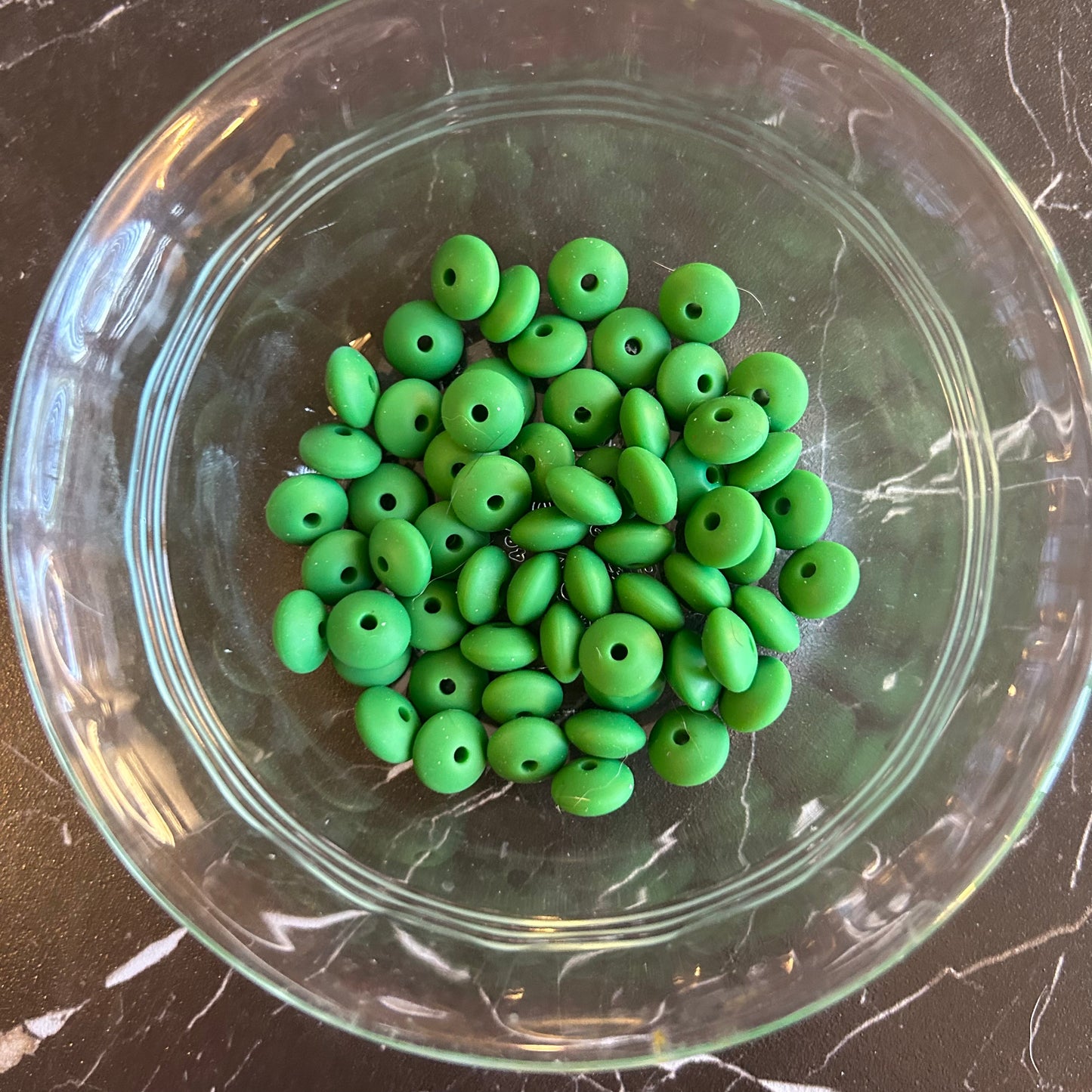 12mm Lentil Silicone Beads