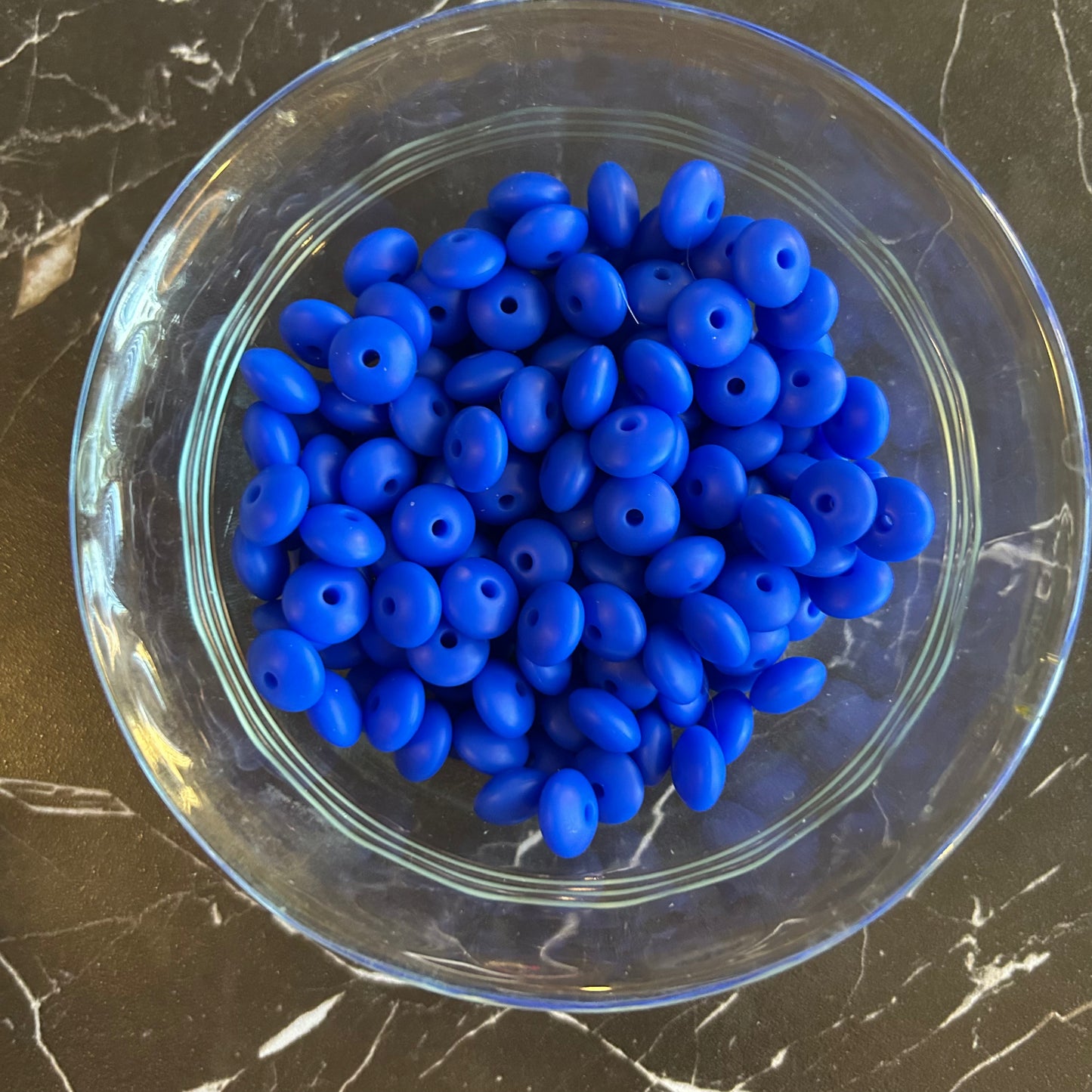12mm Lentil Silicone Beads