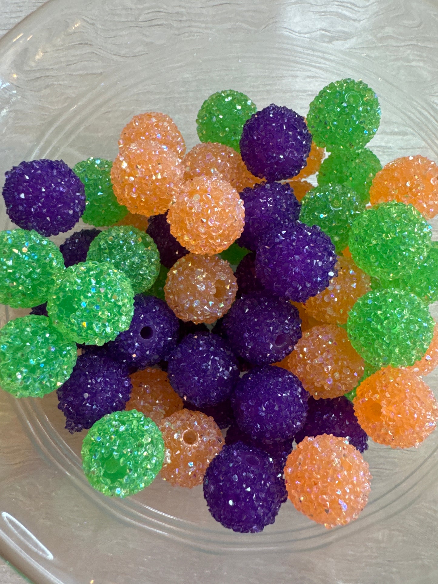 16mm Halloween Sugar Beads (mixed bag of 5)
