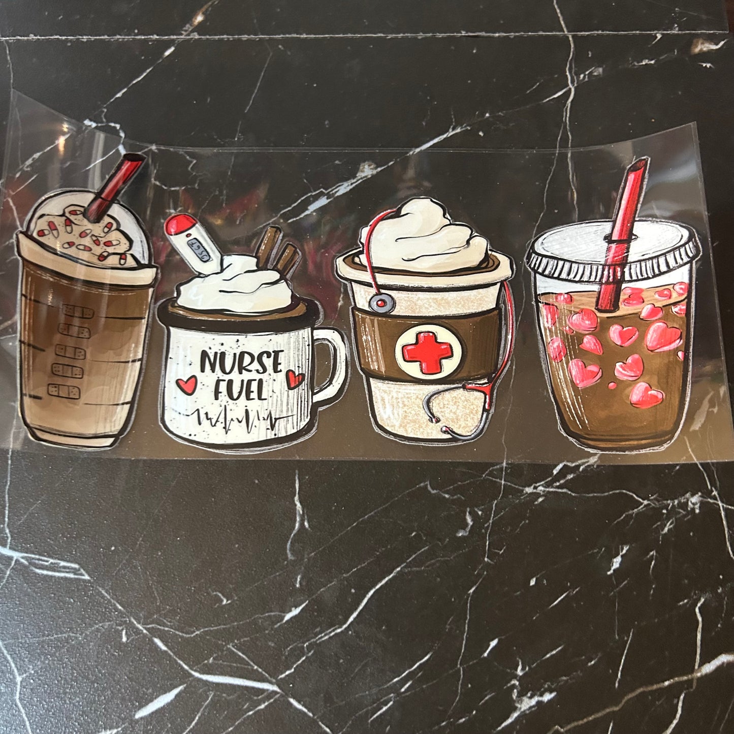 Teacher, Nurse, Small Business, Military 16oz Wraps & Decals