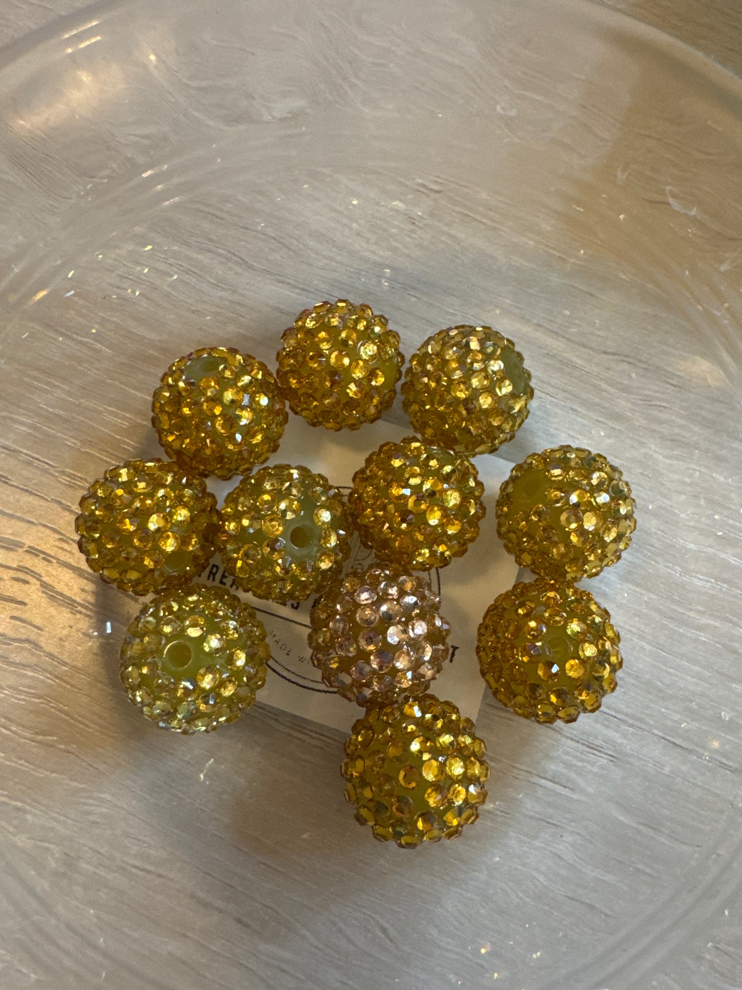 20mm Rhinestone Beads
