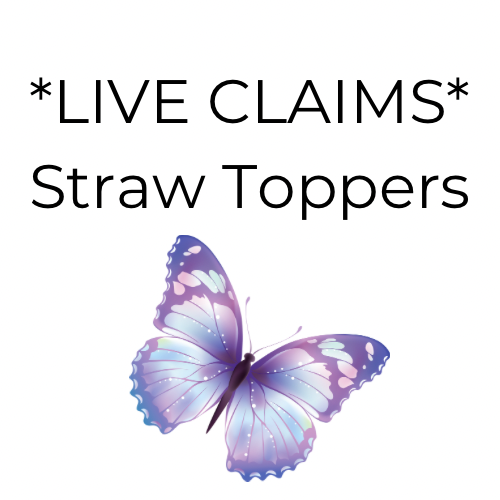 *Live Claim* Straw Toppers