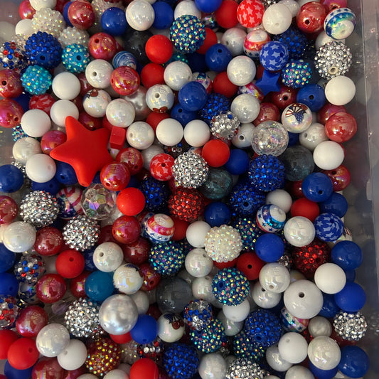 4th of July Bead Scoop