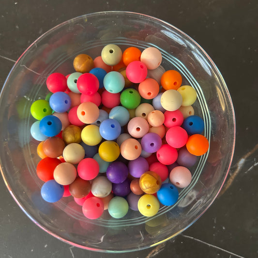 12mm Silicone Beads (25)