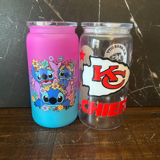 16oz, 24oz, 40oz Acrylic, Glass, Snow Globe Cups