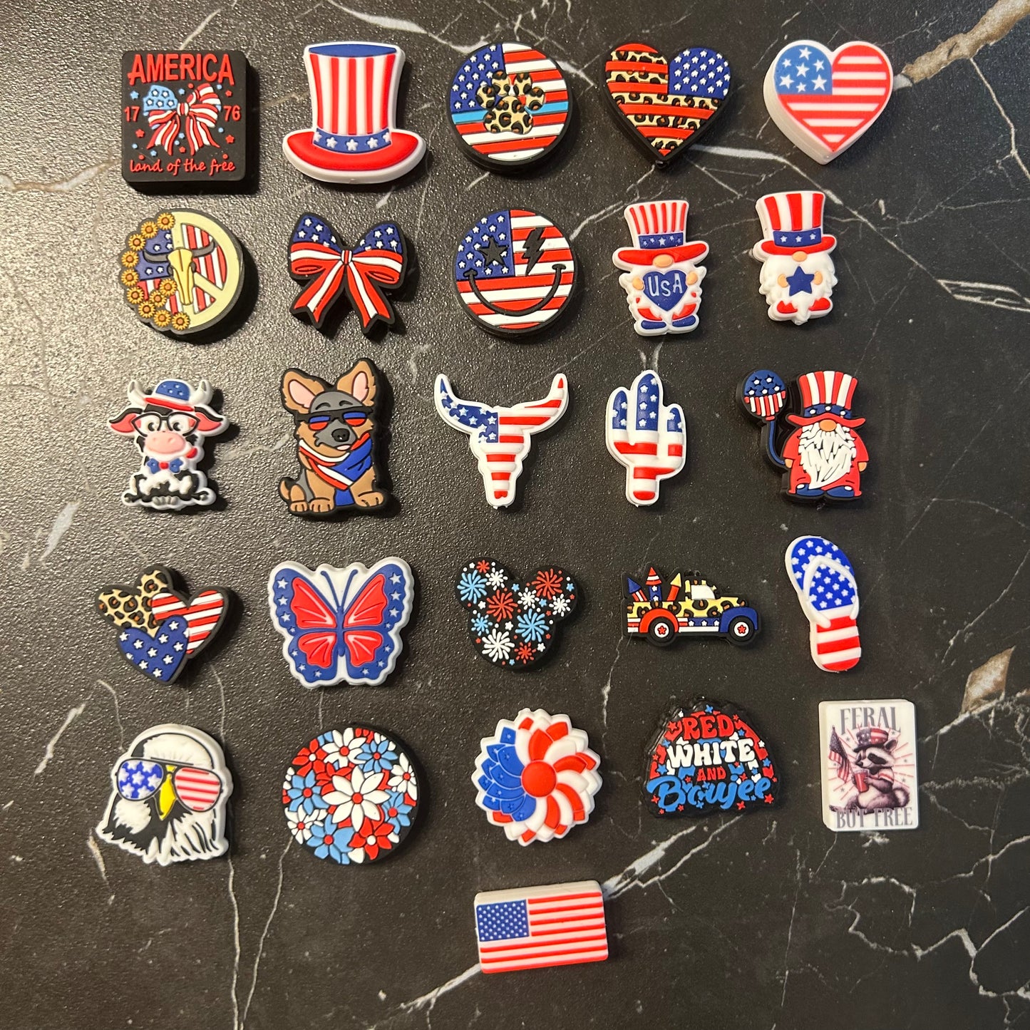 4th of July Bead Scoop