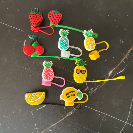 Fruit Straw Toppers