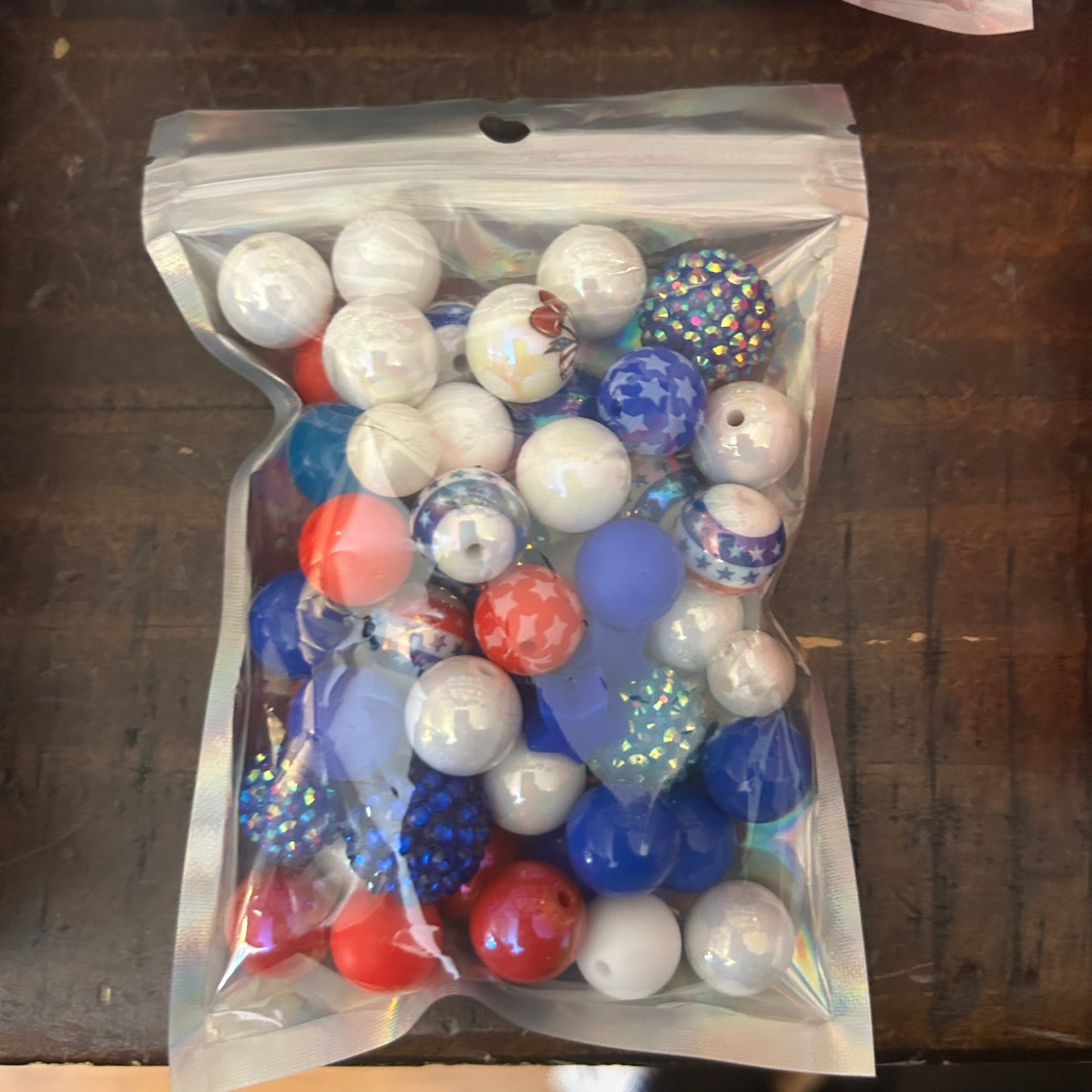 4th of July Bead Scoop