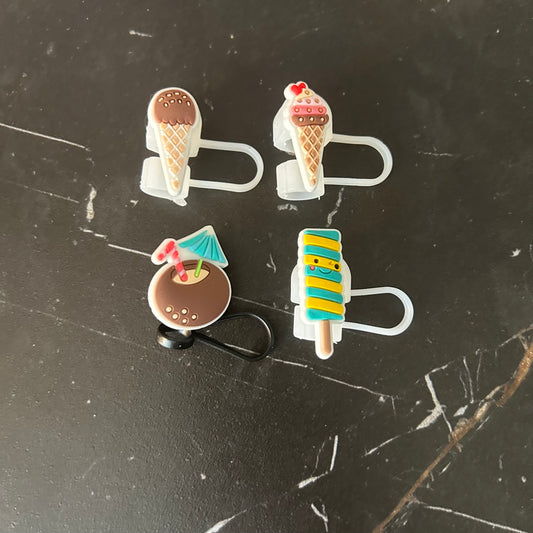 Ice Cream Straw Toppers