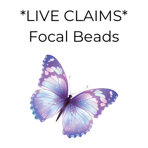 *Live Claim* Focal beads