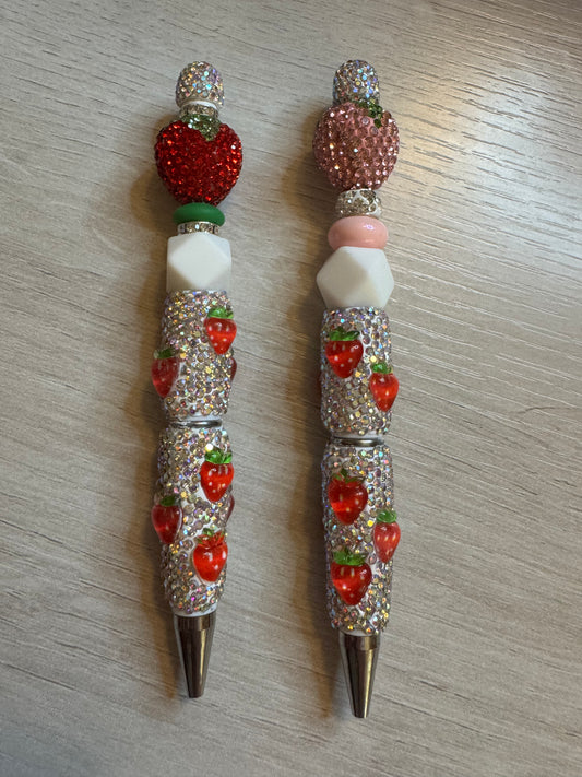 Custom Sparkling Fruit & Labubu Pen