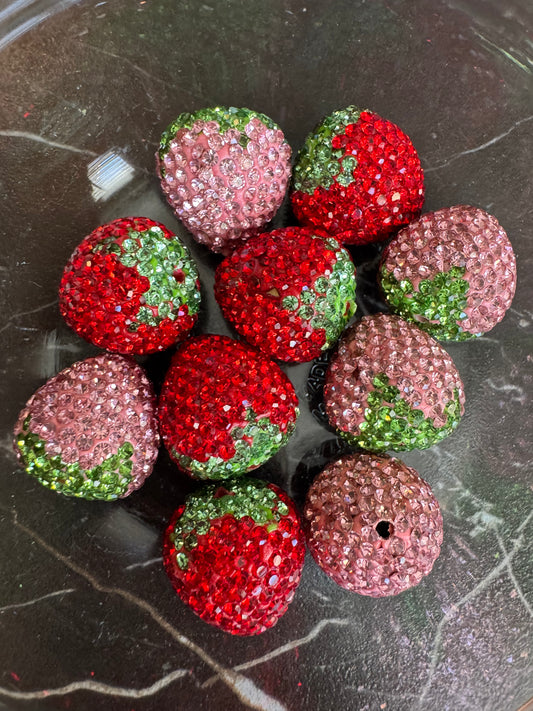 Rhinestone Strawberries