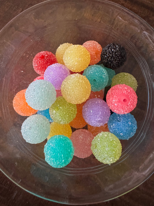 20mm Sugar Beads - Mixed Bag (5)