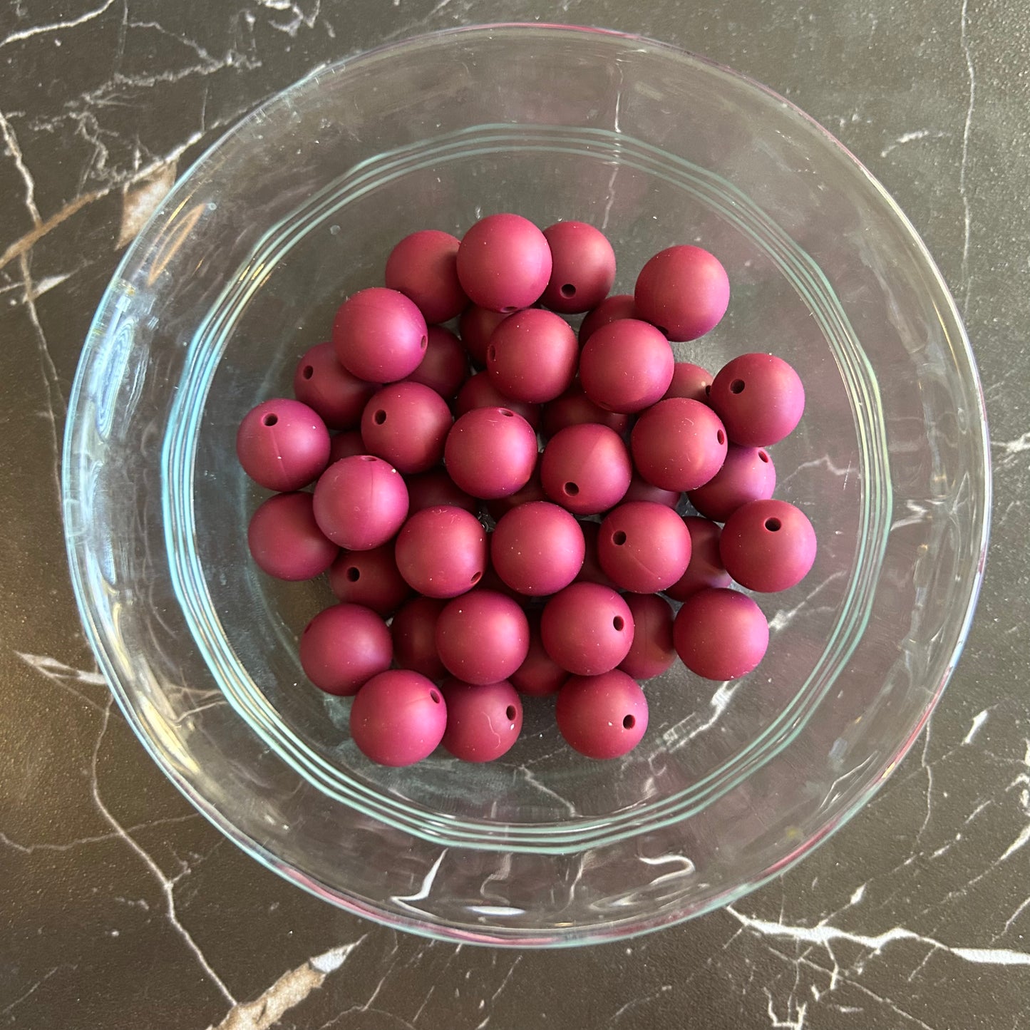 15mm Silicone Beads