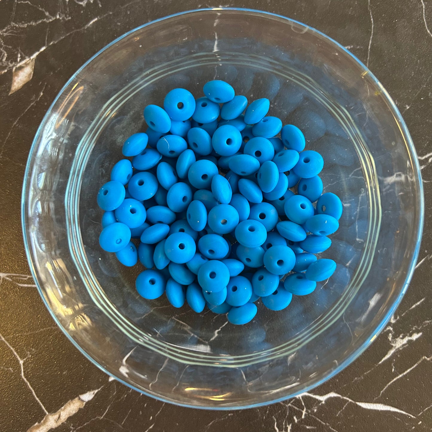 12mm Lentil Silicone Beads