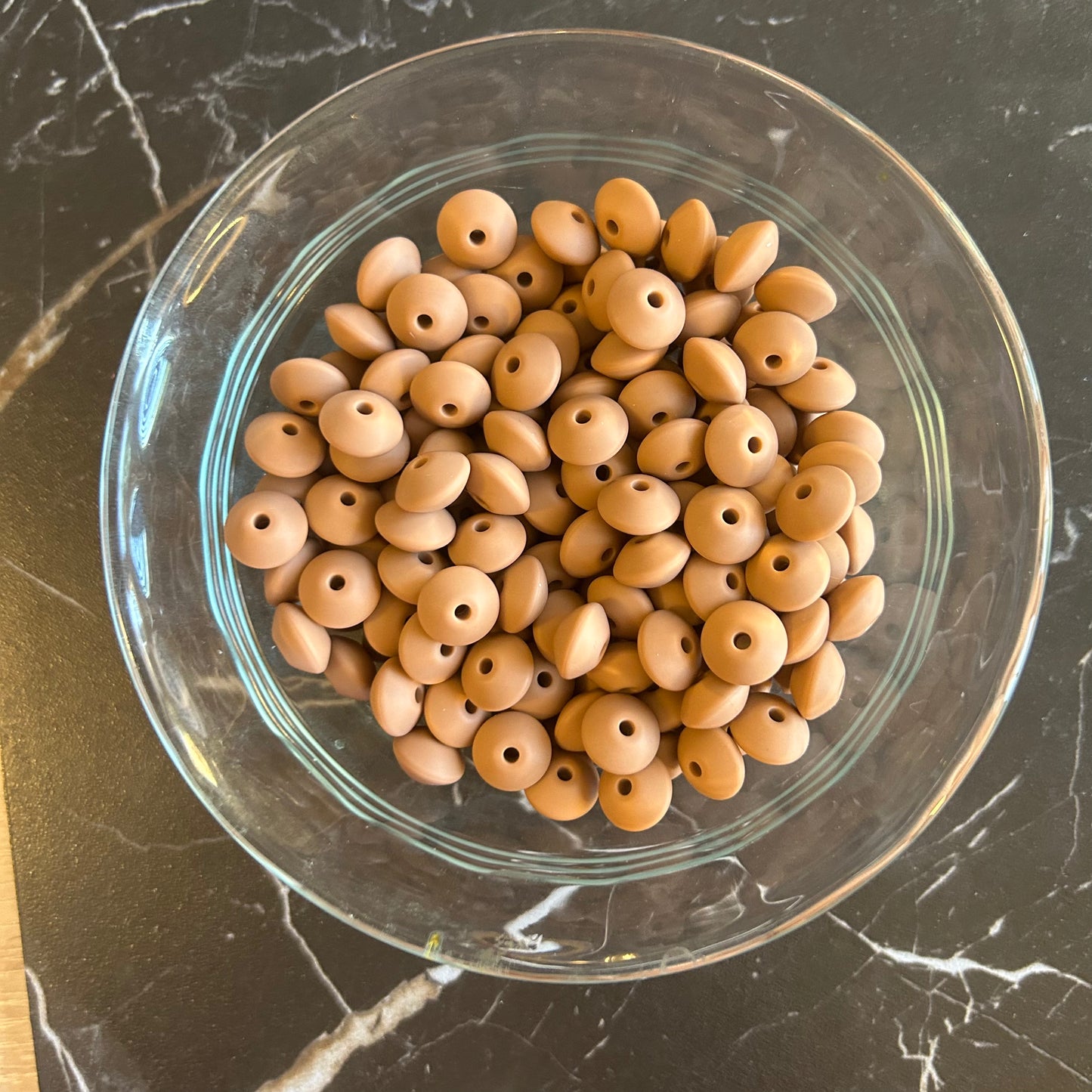 12mm Lentil Silicone Beads